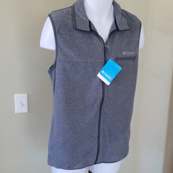 🆕️ Men's Columbia Vest (Graphite Heather) - Picture 3 of 9